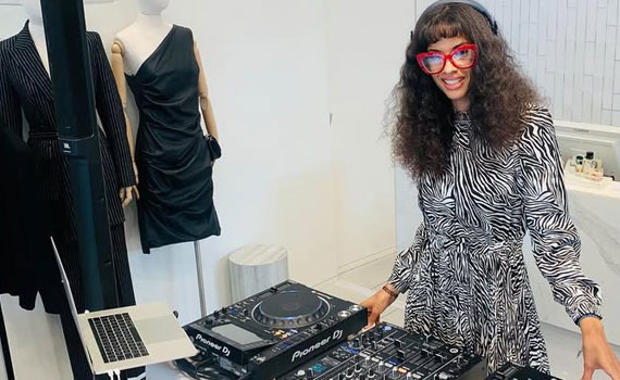 DJ Joyful performing at Brand Launch